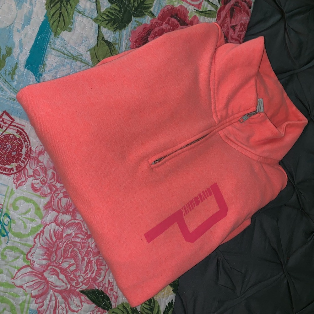 Neon Pink VS Quarter Zip